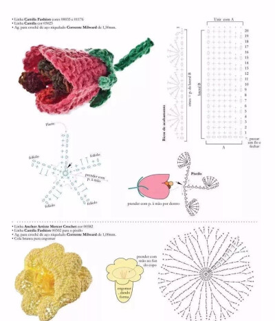 钩针花片