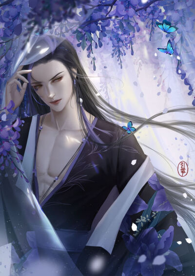 （古风美男）绘师：引筝