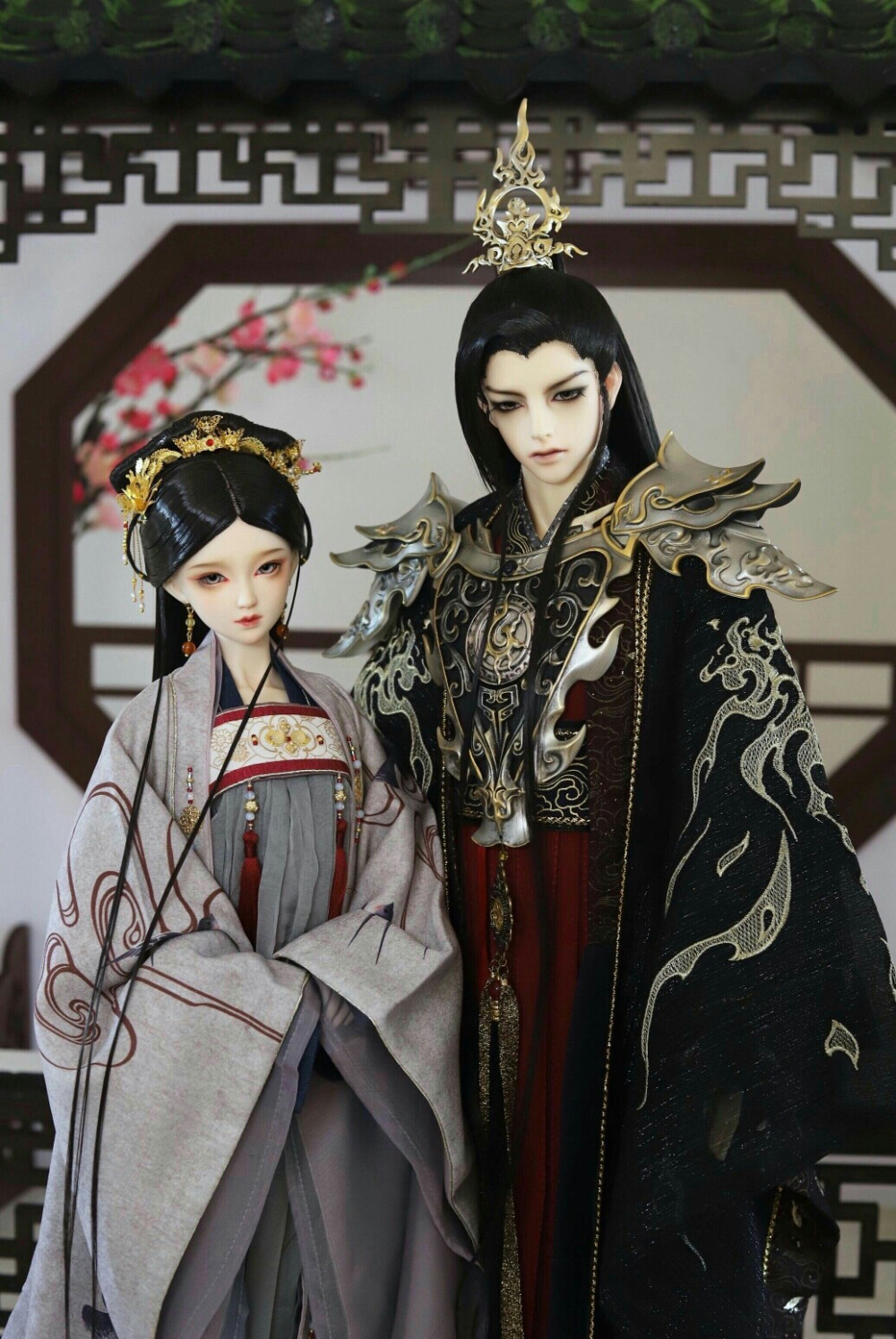 古风情侣 SD娃娃 BJD 玩具 人偶 壁纸 萌物 