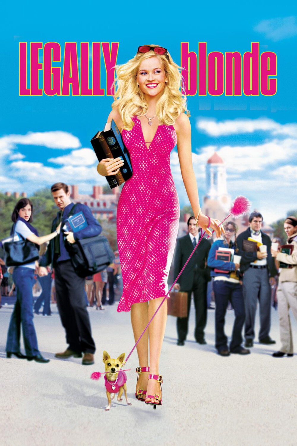 《律政俏佳人》（Legally Blonde）2001年 美国 是美国米高梅电影公司制作的校园喜剧电影，由罗伯特·路克蒂克执导，瑞茜·威瑟斯彭、卢克·威尔逊、塞尔玛·布莱尔、马修·戴维斯主演。该片讲述了精通打扮的金发美女艾丽，因为社会偏见被考上法学院的男友甩了，她为了追回男朋友也考进哈佛法学院，用行动证明自己的故事。