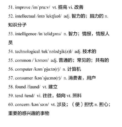 最新整理
近十年考研英语出现频率最高的112个词汇 ​ ​​​