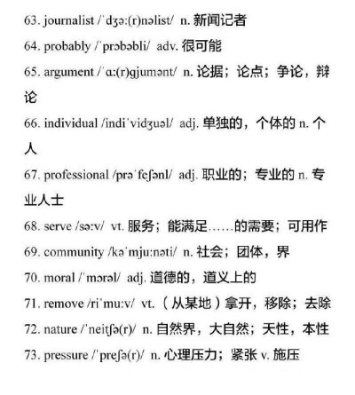 最新整理
近十年考研英语出现频率最高的112个词汇 ​ ​​​