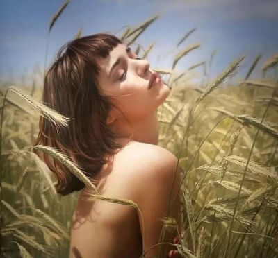 Yigal Ozeri 』
////
是来自以色列的超写实油画家
同时也喜欢摄影
经常带着相机去拍摄周围的人
画面中女子空灵的眼神与大自然交相呼应
这正是他要表达的真实情感
看他们在环境中的自然反应