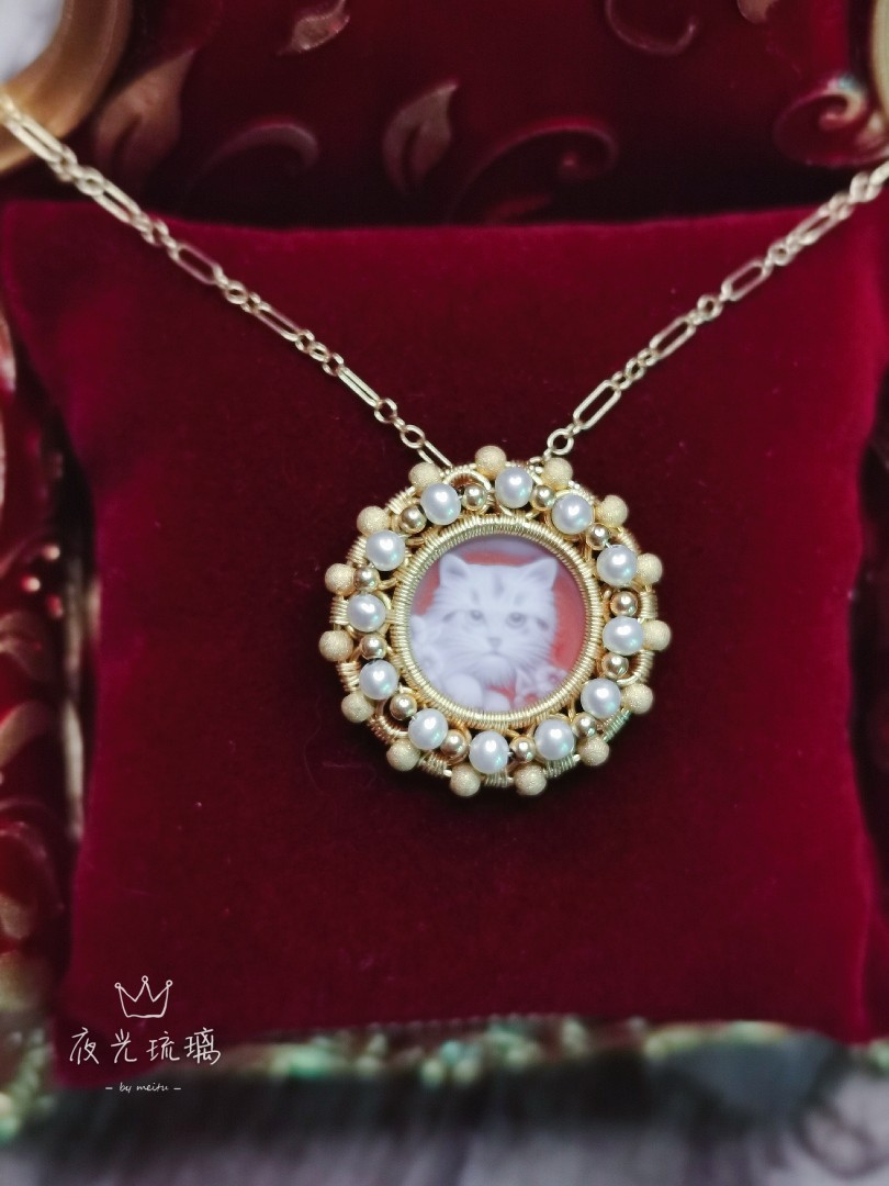 卡梅奥绕线吊坠