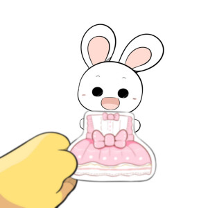 狮子兔子情侣头像

