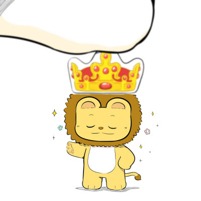 狮子兔子情侣头像
