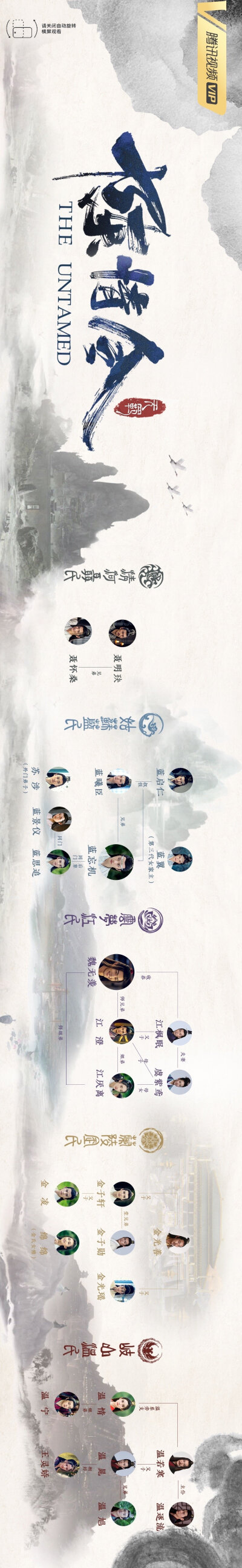 [cp]【令·笺】#陈情令#
更替起落，世家兴衰。 ​​​[/cp]