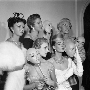 Mannequins, hair fashion/1951