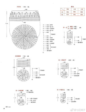 钩针小物图解