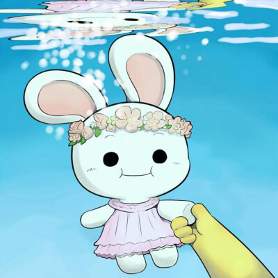 狮子兔子情侣头像牙满王点点