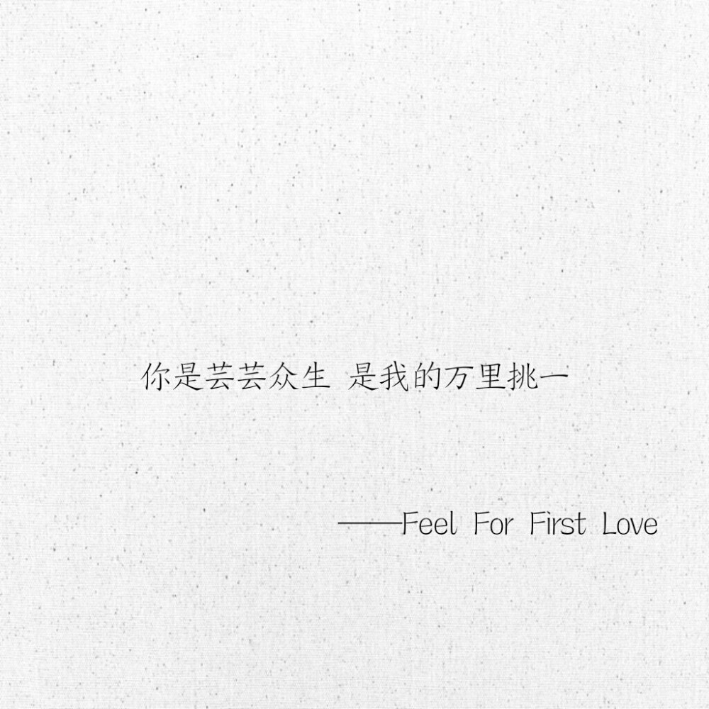 文字 网易云热评 Feel Fo Frist Love