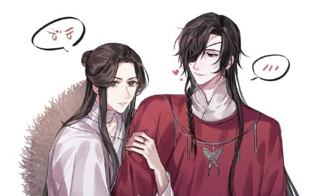 「天官赐福」这对也好甜 乱入一张渣反师尊冰妹也好甜