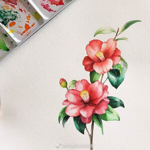 手绘花卉~[可爱] 
ins：nuii_art