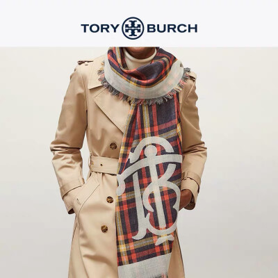 TORY BURCH 汤丽柏琦 Logo印花羊毛围巾 57786
1250