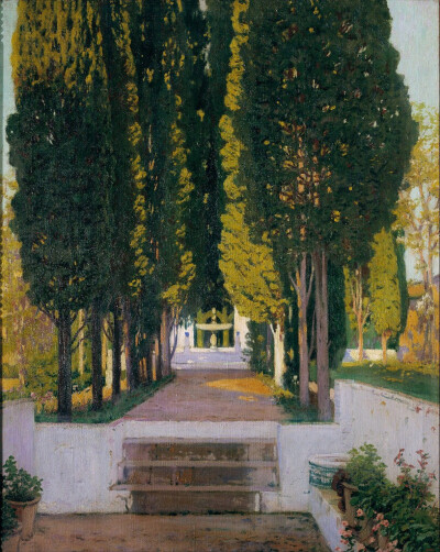 Gardens of the Generalife
Santiago Rusiñol Prats - 1895 