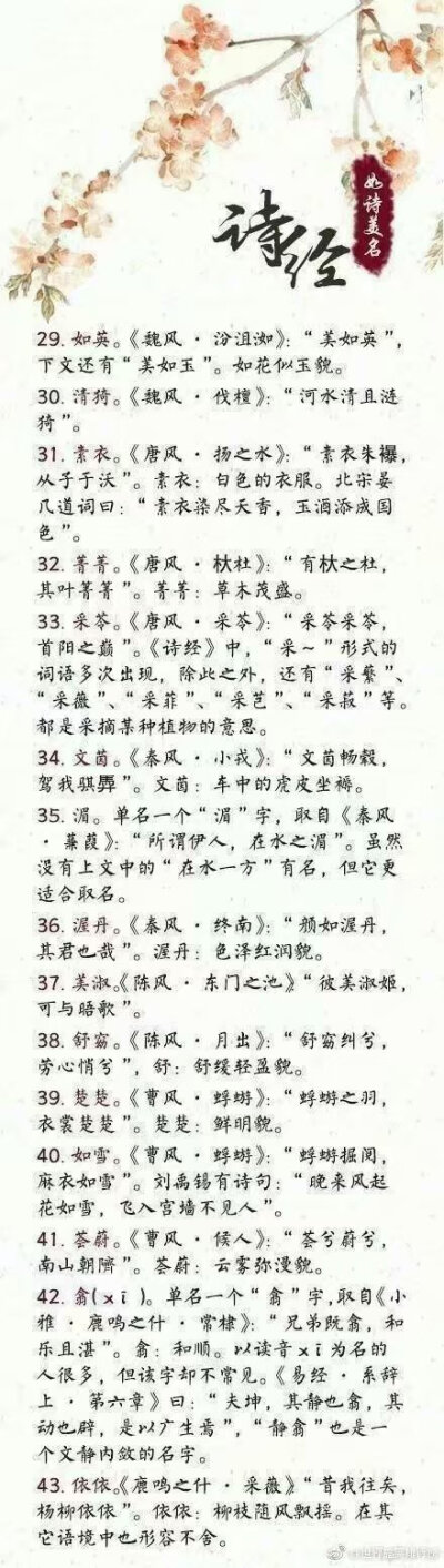 美丽的名字