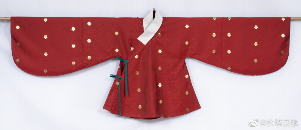 【松塔汉服】明制·流水落花织金缎交领短袄