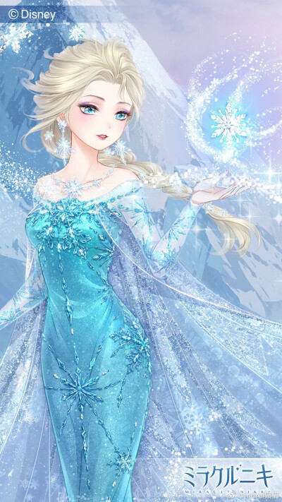 奇迹暖暖联动Desney套装「冰雪奇缘」Elsa惊艳登场