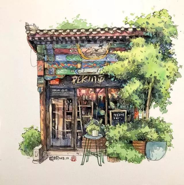 建筑速写