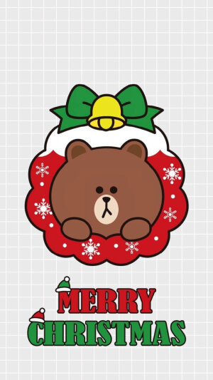 ▷Line Friends 圣诞壁纸 ​​​​