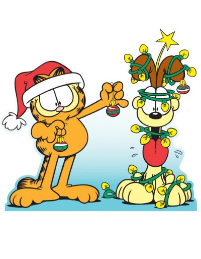 加菲~喵~圣诞快乐！