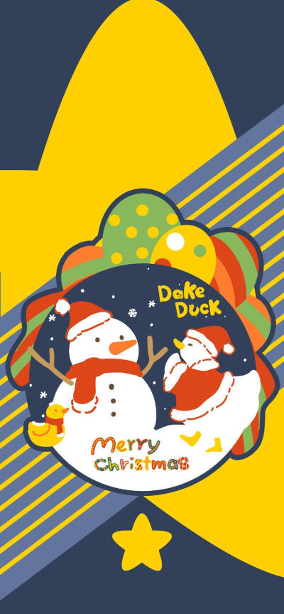 圣诞壁纸 达克鸭
cr.大可鸭Dake