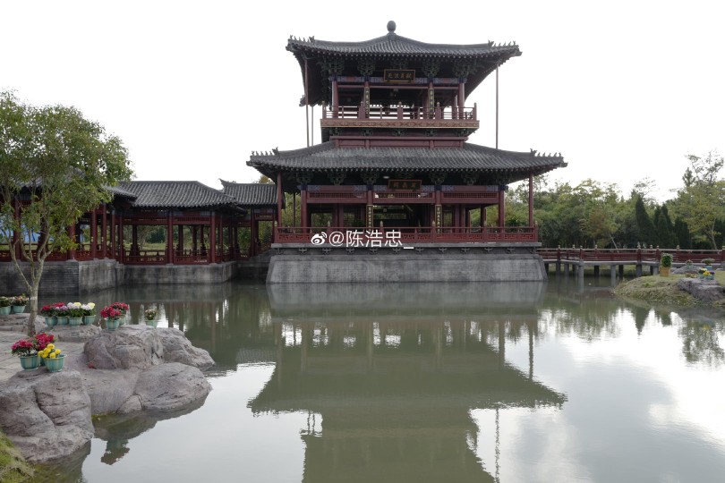 《鹤唳华亭》御花园设计图纸/实景