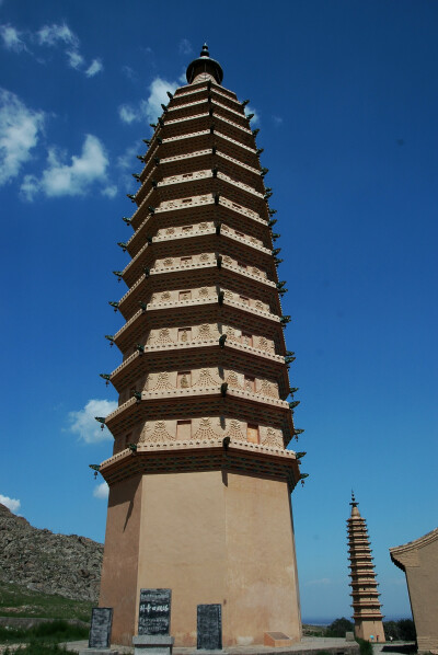 宁夏 银川拜寺口 双塔