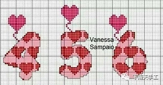 十字绣图纸61字母数字