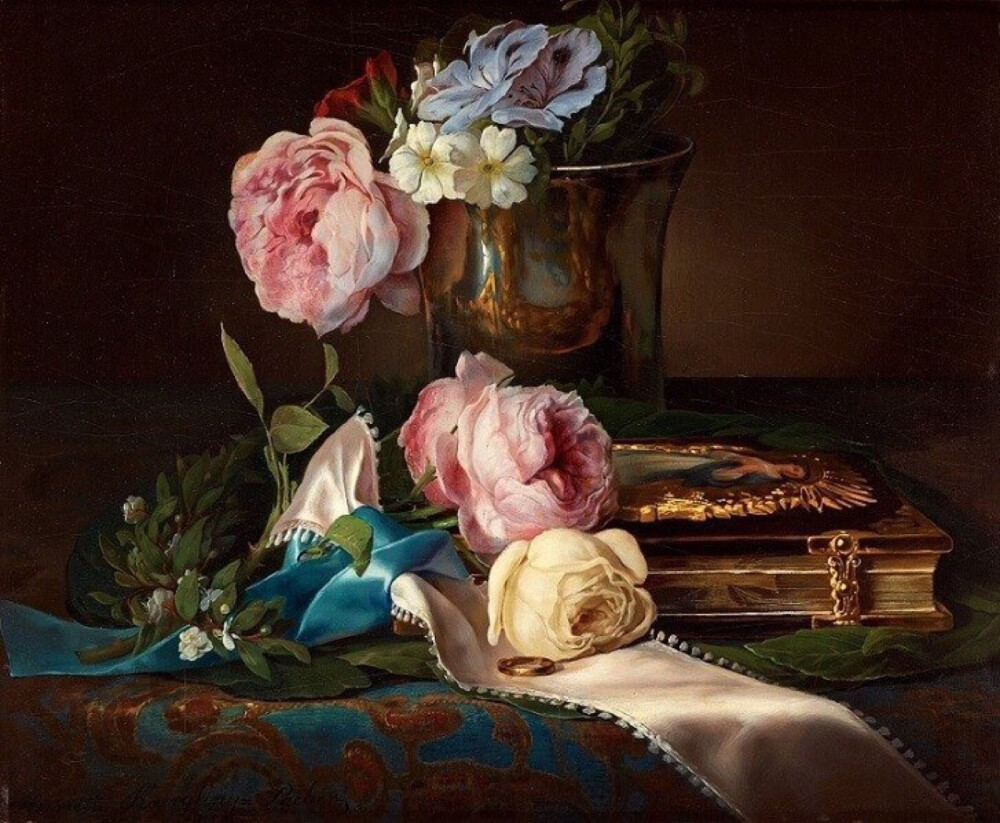 still life with roses, engagement ring a… - 堆糖,美图壁纸兴趣社