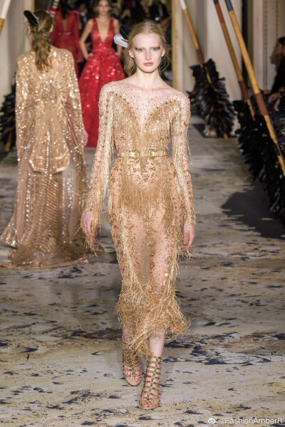 Gold x Zuhair Murad spring 2018 couture 