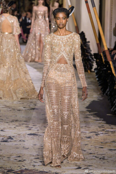 Gold x Zuhair Murad spring 2018 couture 