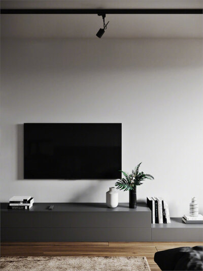 45㎡极简小公寓设计参考，高级简约风