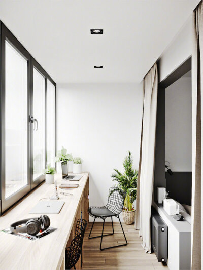 45㎡极简小公寓设计参考，高级简约风