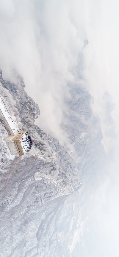 千山雪寂 暮雪长空