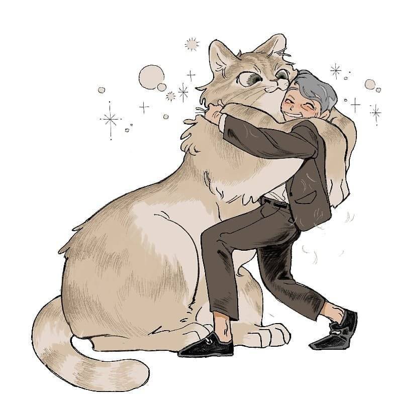 ଘ(੭ˊ꒳ˋ)੭✧ 毛茸茸的，也太治愈了叭~
ins：johnber_is_s2 ​