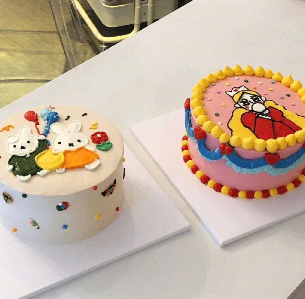 也想收到这么可爱的生日蛋糕