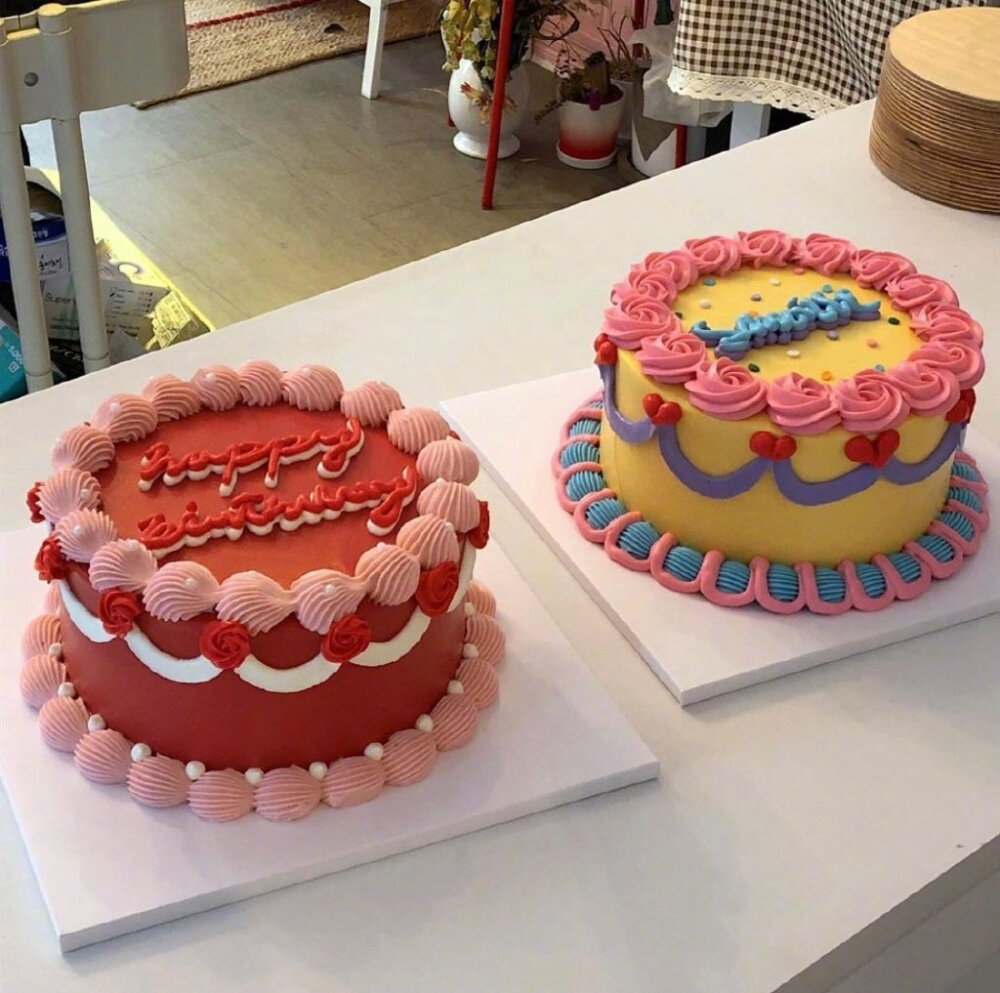 也想收到这么可爱的生日蛋糕