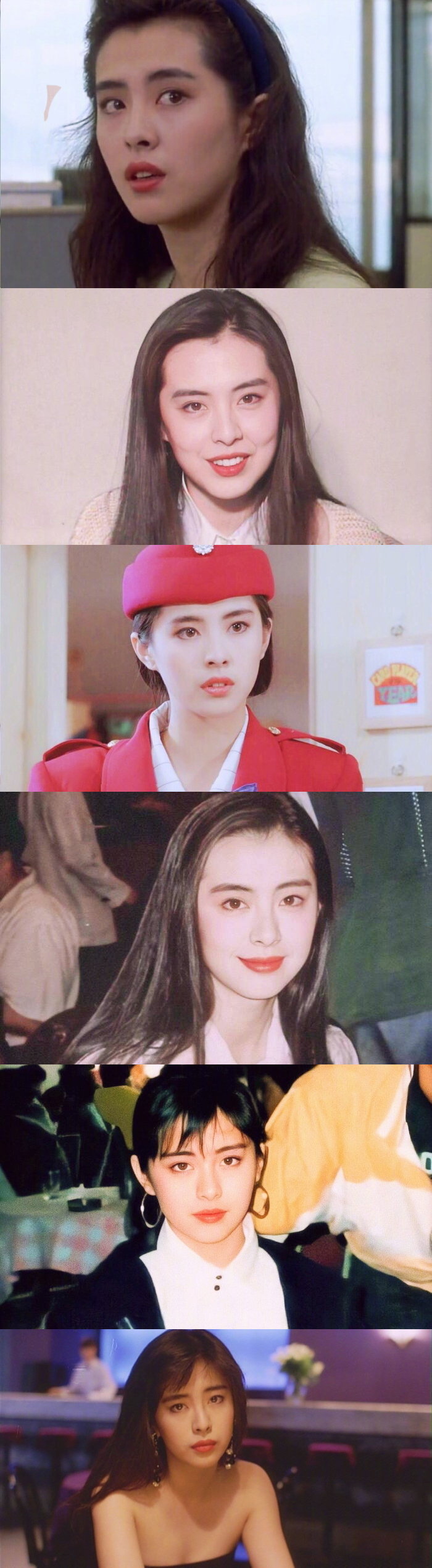 90年代 美好的人♡1.关之琳 2.朱茵 3.李嘉欣 4.王祖贤 5.温碧霞 6.张柏芝 7.黎姿 8.林青霞 9.陈红