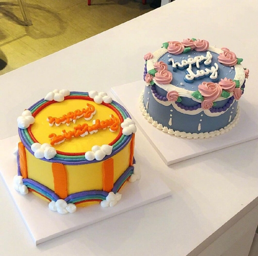 也想收到这么可爱的生日蛋糕