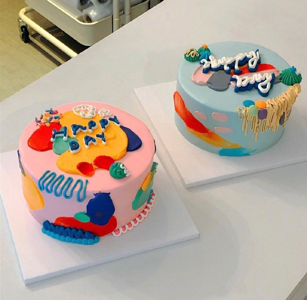 也想收到这么可爱的生日蛋糕