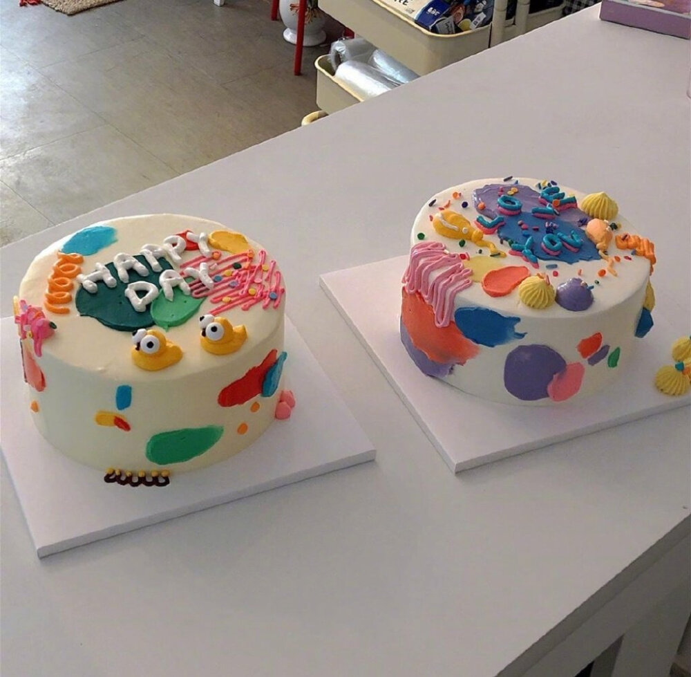 也想收到这么可爱的生日蛋糕