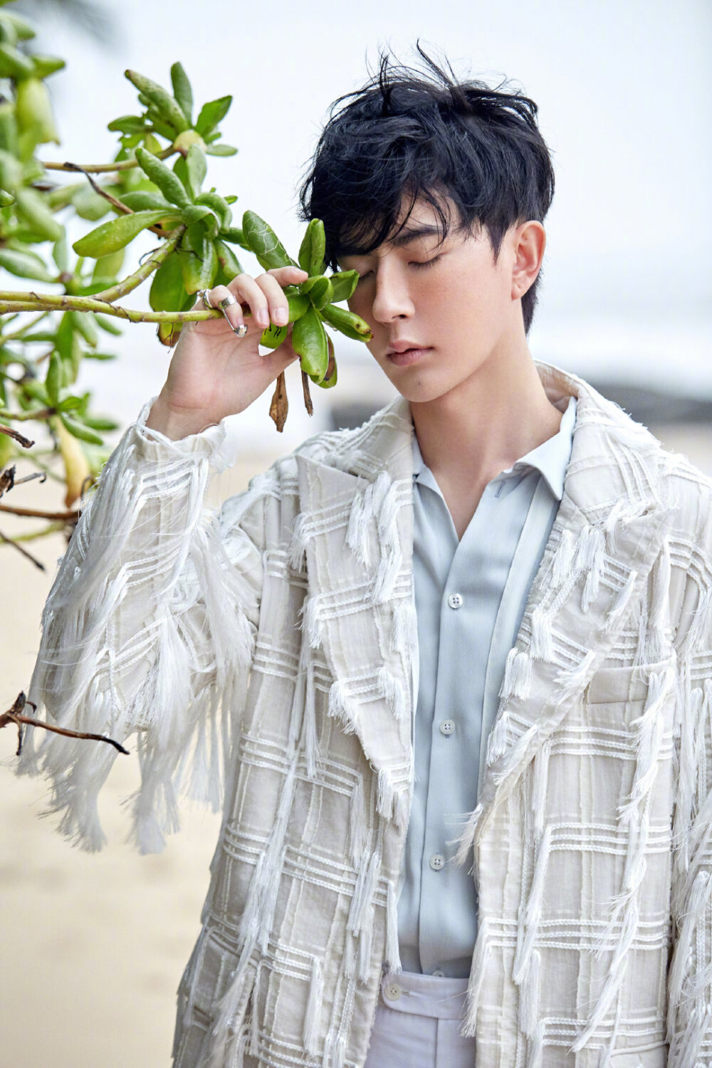 于朦胧 |海边图集清新又别致,还带着少年的温柔气息 #于朦胧新年红