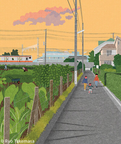 东京郊外的秋景 by Ryo Takemasa