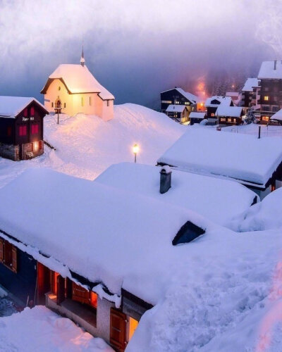 瑞士雪景