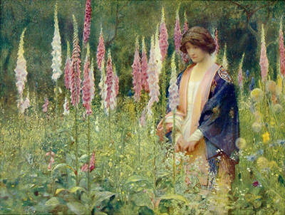 英国前拉斐尔派画家Arthur Hacker。