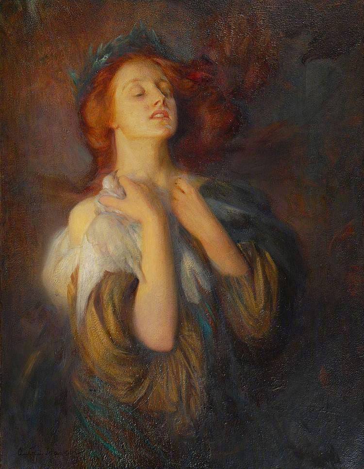 英国前拉斐尔派画家Arthur Hacker。