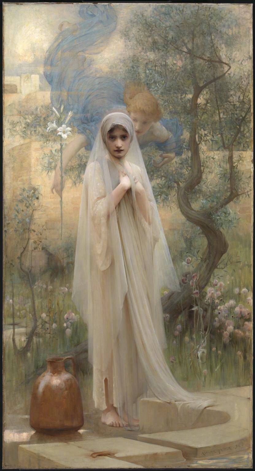 英国前拉斐尔派画家Arthur Hacker。