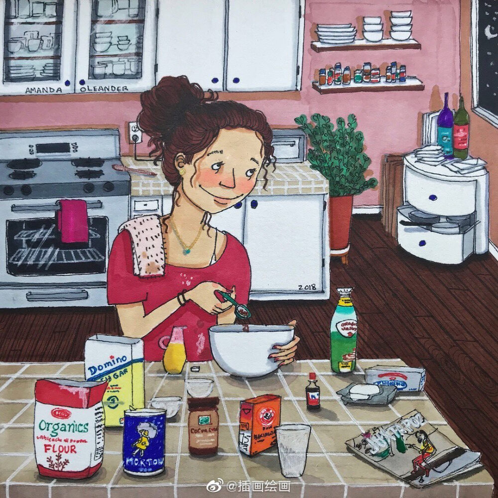 插画师： Amanda Oleander