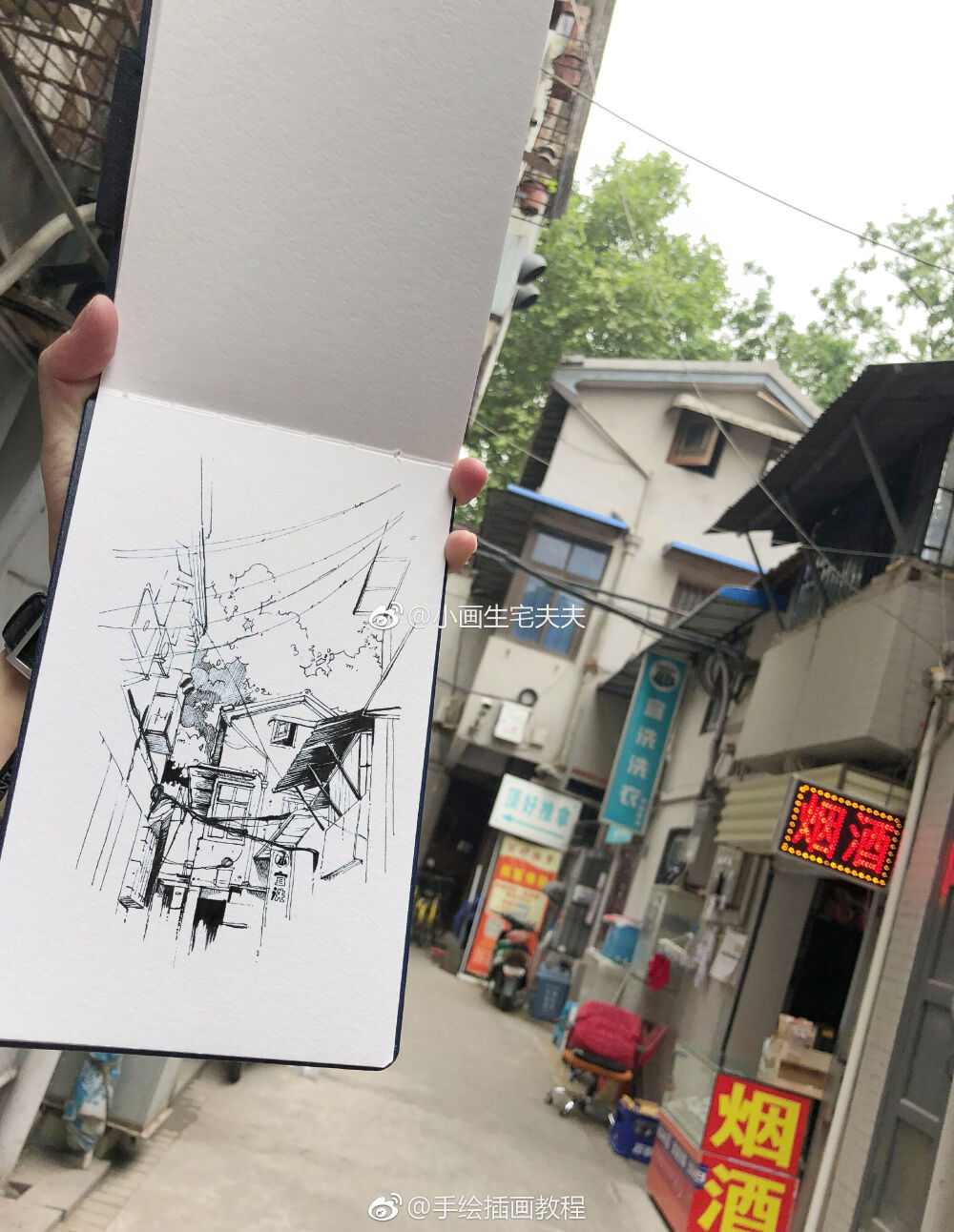 城市角落9宫格杭州、广州、武汉、长沙四城都有太多画不尽的故事期待下一站的奇遇~ （作者：小画生宅夫夫 ）